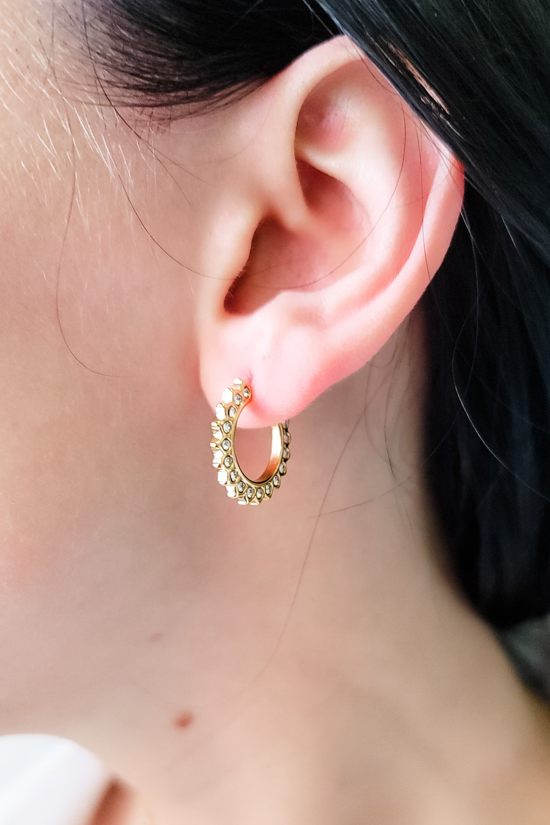 Gold Star Dust Earrings
