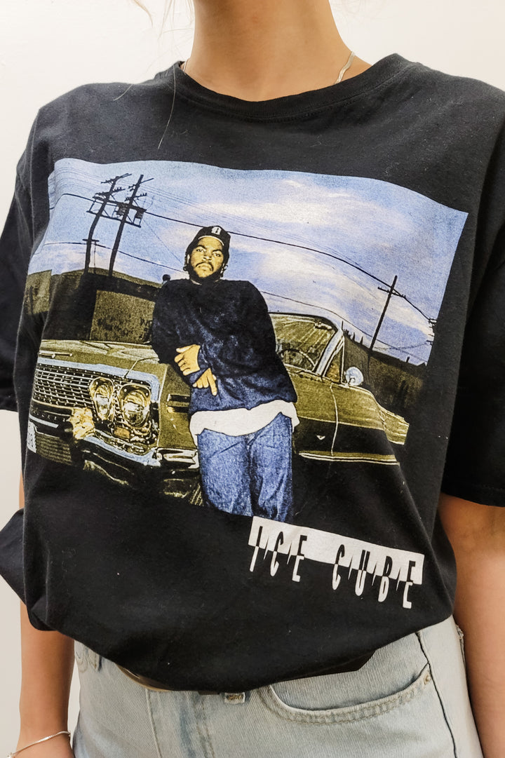 Ice Cube Album Cover Black Graphic Tee