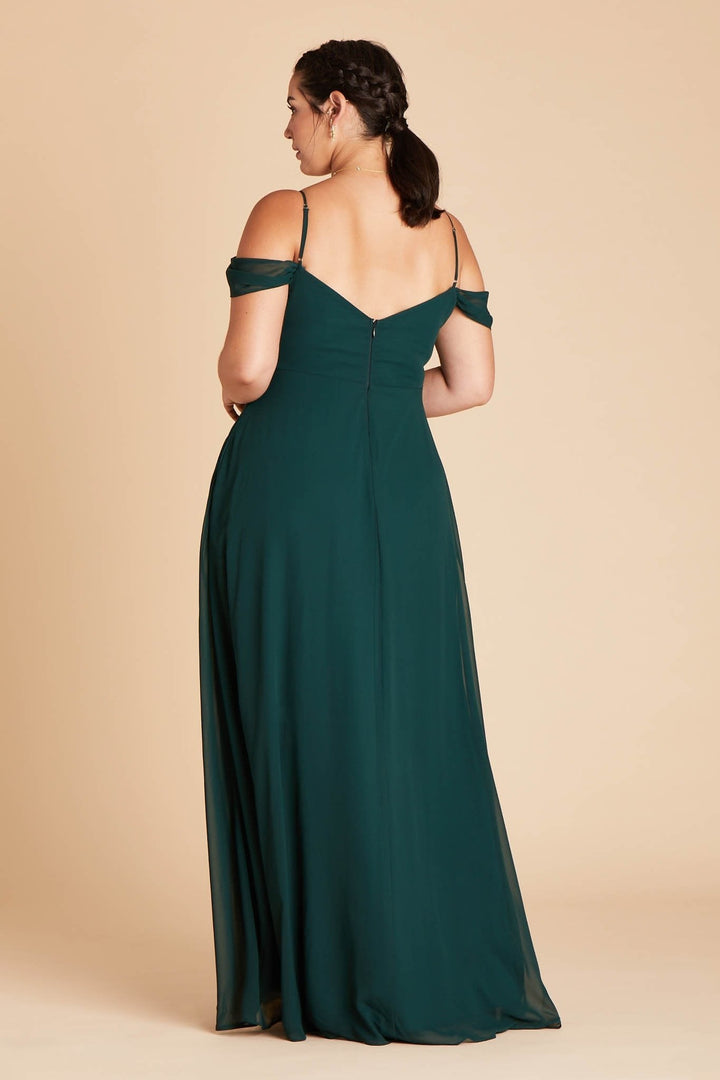 Birdy Grey Devin Emerald Chiffon Dress