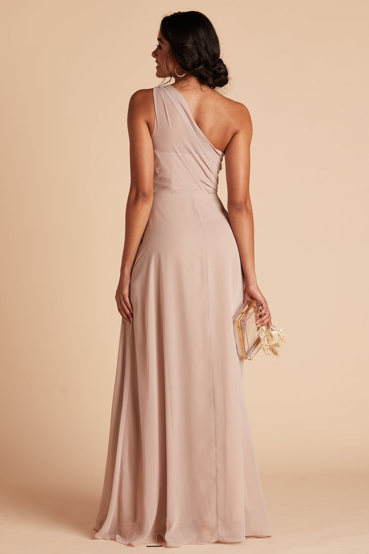 Birdy Grey Kira Taupe Chiffon Dress