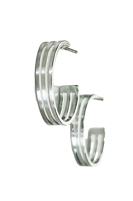 Silver Mini Hoop Earrings