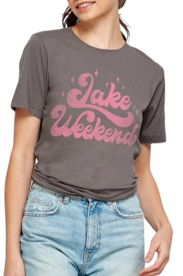 Asphalt Lake Weekend Graphic Tee