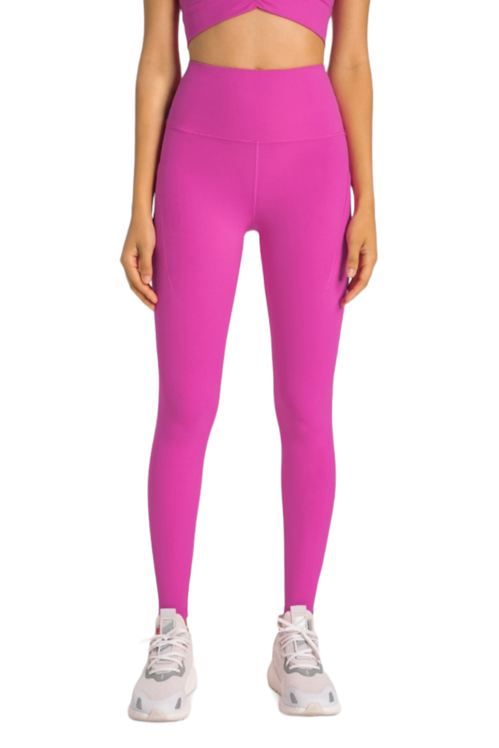Fuchsia Training High-Rise Leggings