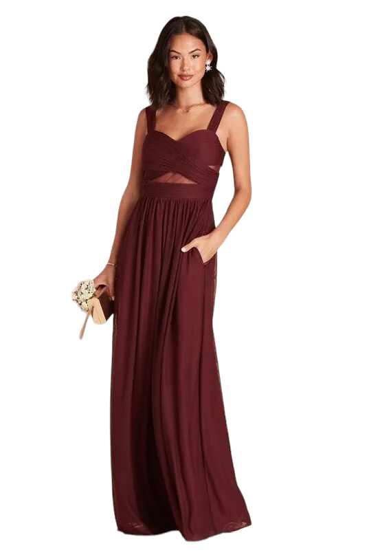Birdy Grey Elsye Cabernet Mesh Dress