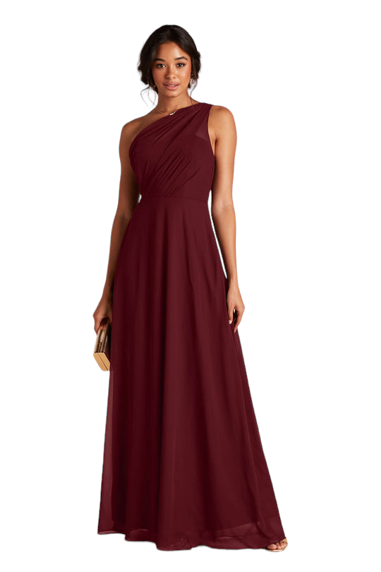 Birdy Grey Kira Cabernet Chiffon Dress