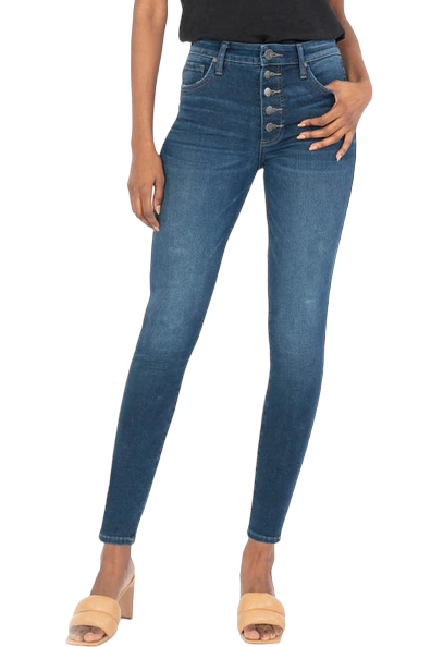 Kut From The Kloth Mia Celebrated High Rise Fab Ab Skinny Jeans
