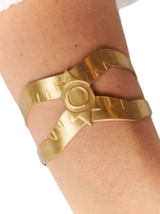 Antique Gold Engraved Adjustable Cuff