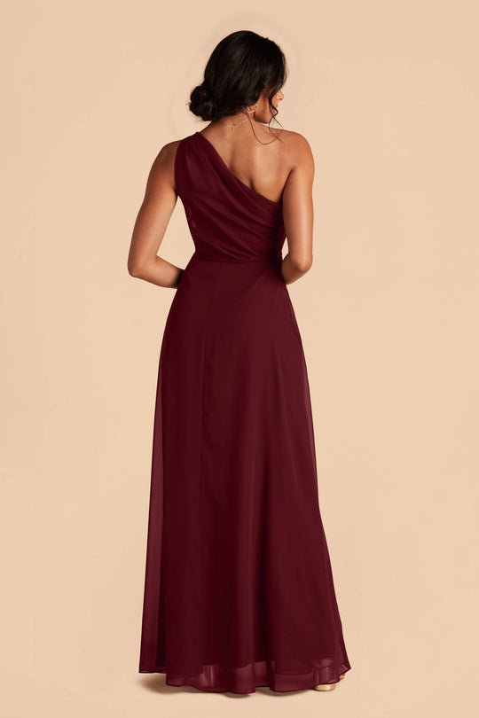 Birdy Grey Kira Cabernet Chiffon Dress