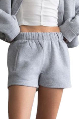 Heather Grey Everyday Jogger Sweat Shorts