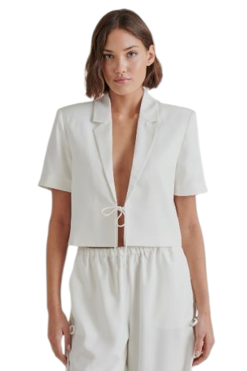 Steve Madden Antique White Freddie Blazer