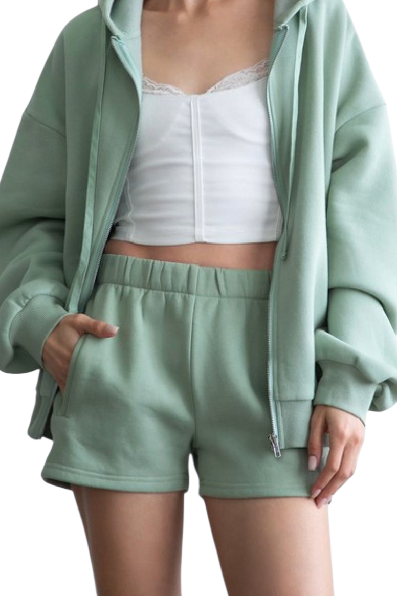 Sage Green Everyday Jogger Sweat Shorts