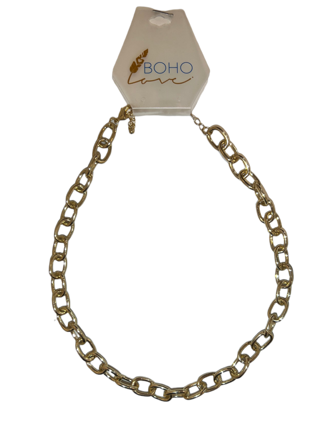 Gold Chain Link Necklace