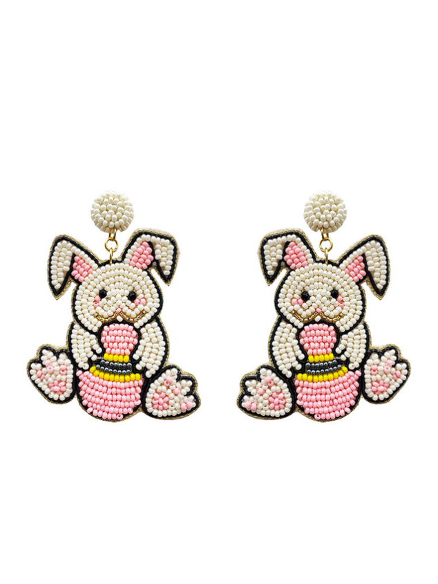 Easter Festivities Beaded Earrings