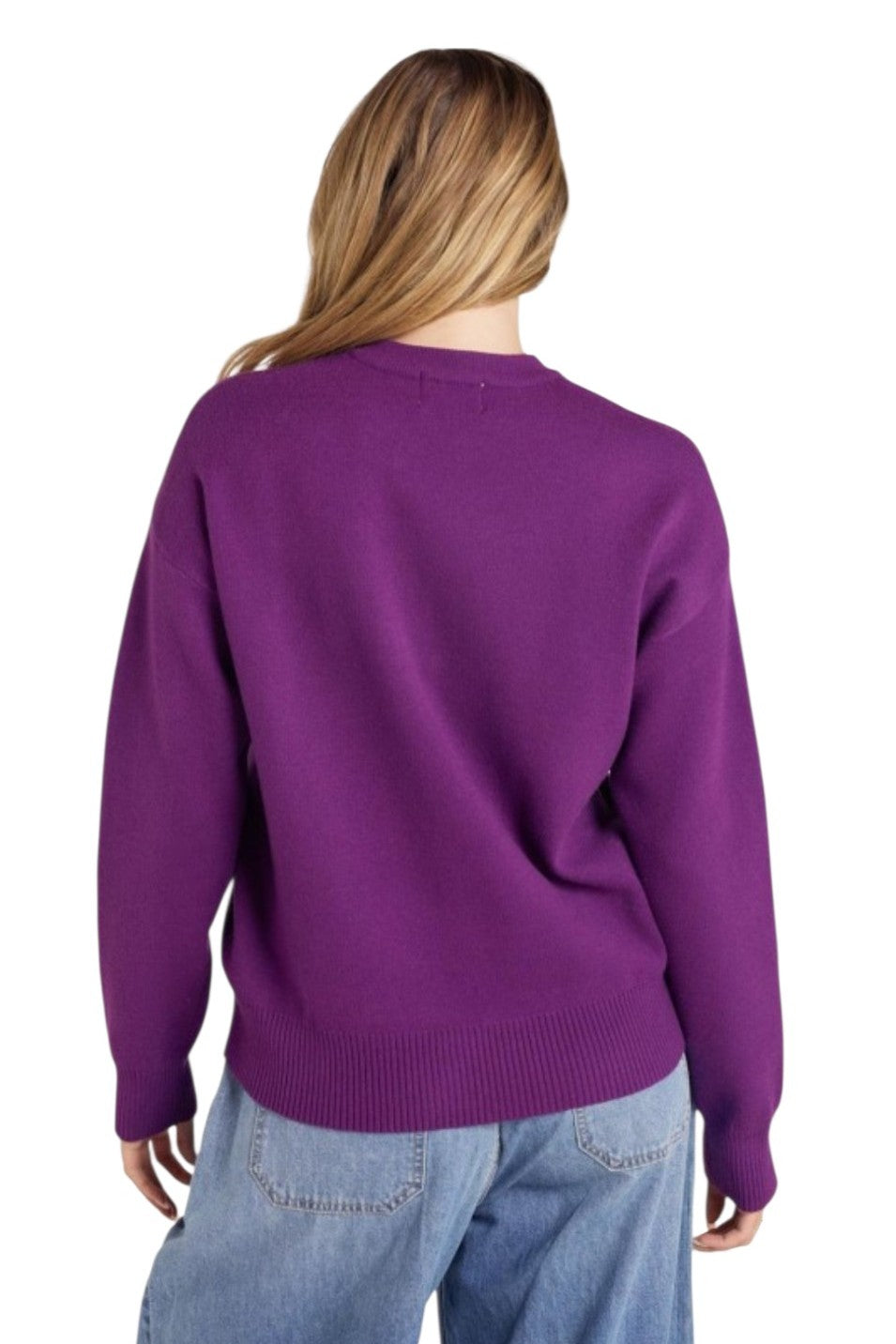 Minnesota Purple & Gold Pom Pom Sweater