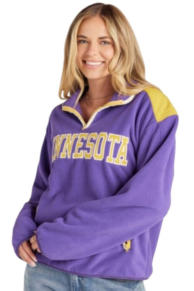 Minnesota Purple & Gold Quarter Zip