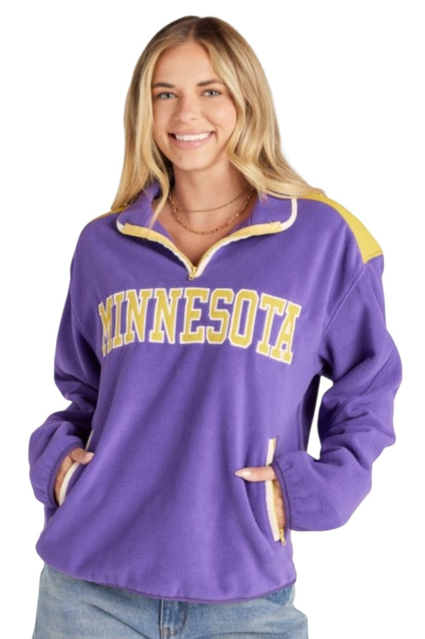 Minnesota Purple & Gold Quarter Zip