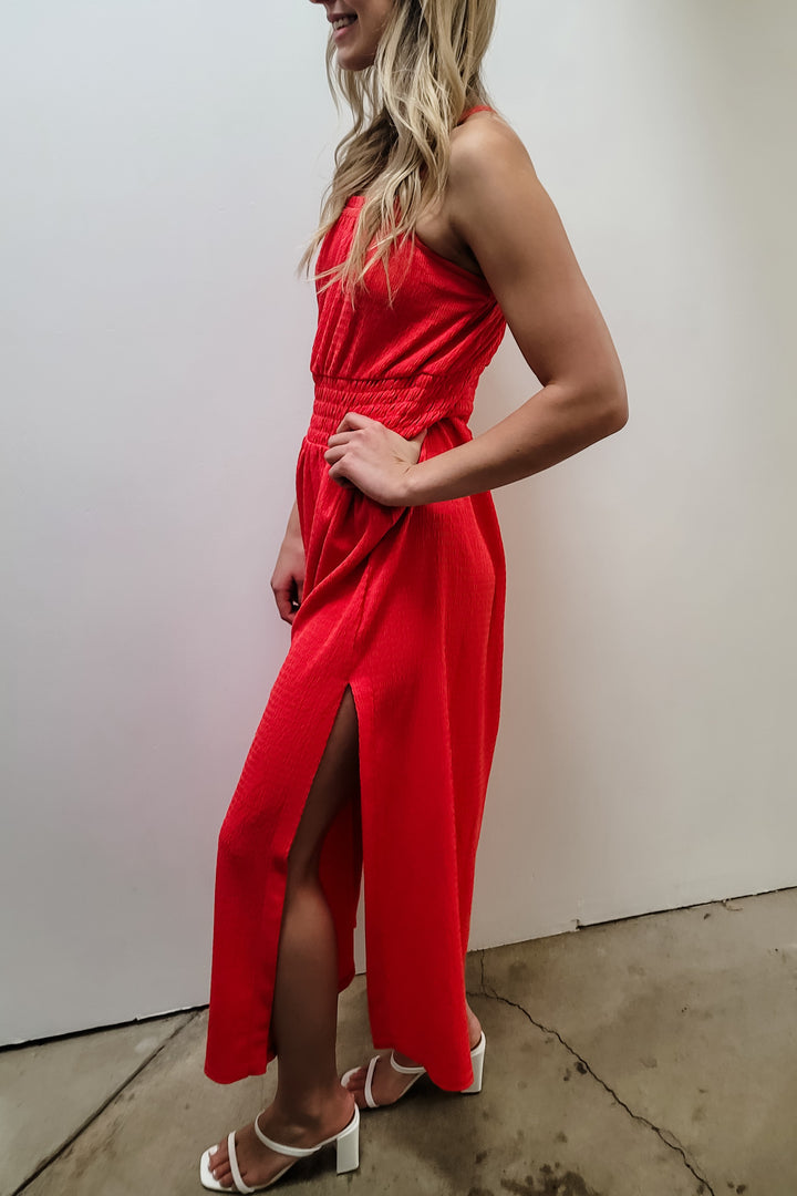 Micheal Kors Red Midi Dress