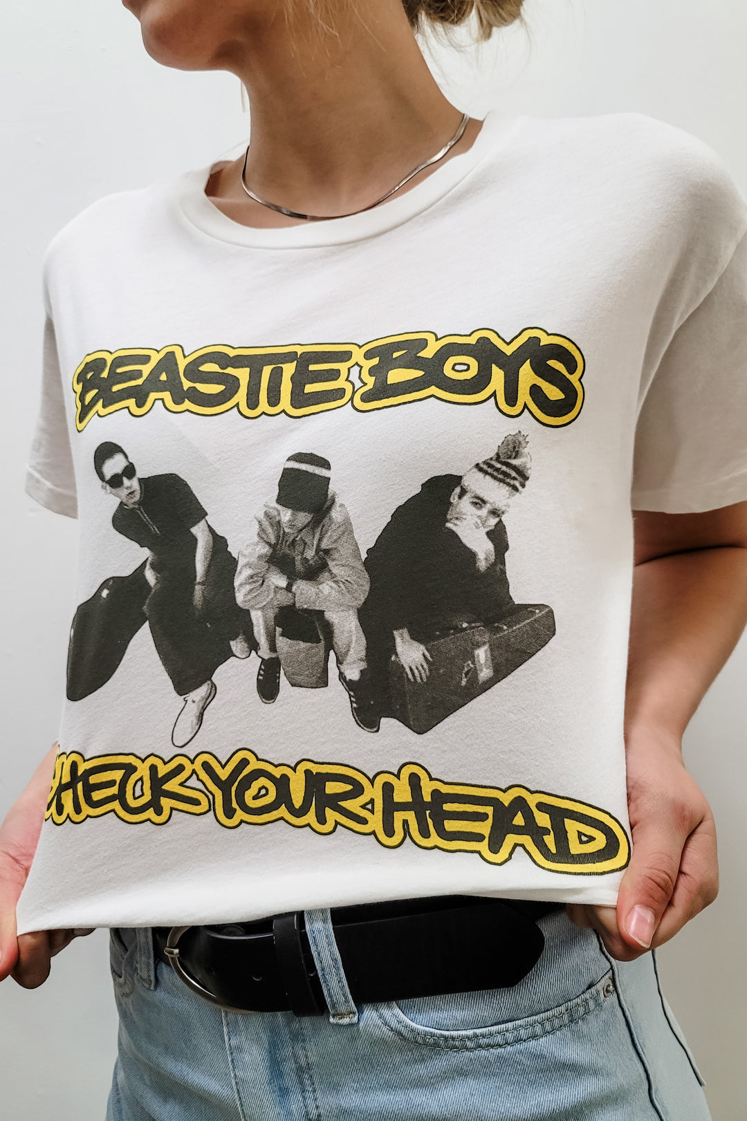 Day Dreamer Beastie Boys Check Your Head White Graphic Tee