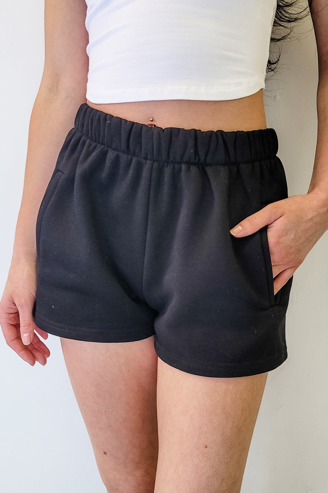 Black Everyday Jogger Shorts