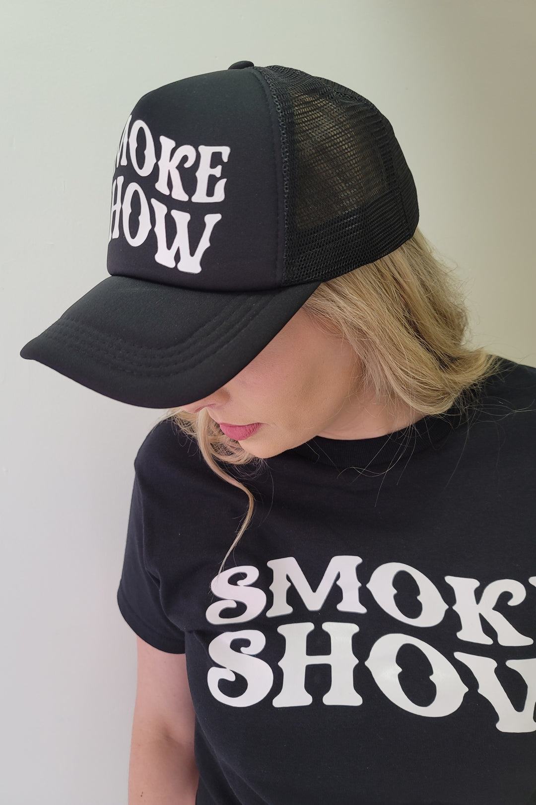 Smoke Show Black Trucker Hat