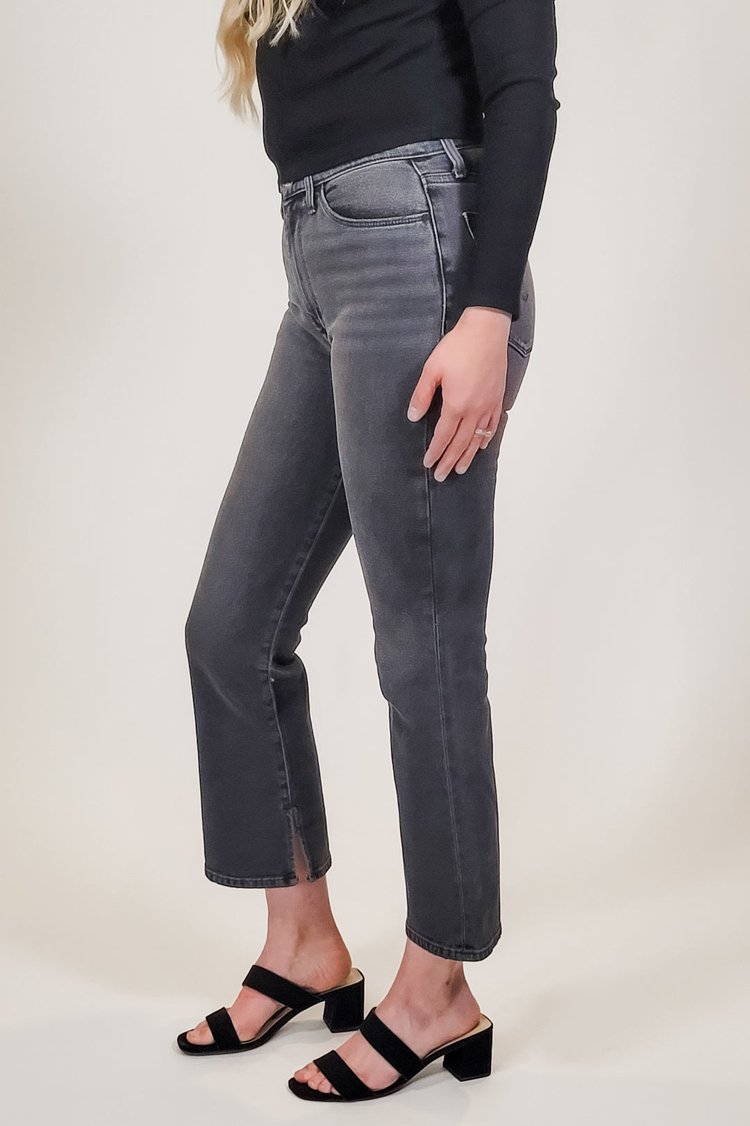 Hudson Blair High-Rise Bootcut Crop Denim Jeans