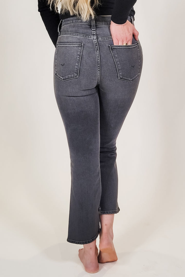 Hudson Blair High-Rise Bootcut Crop Denim Jeans