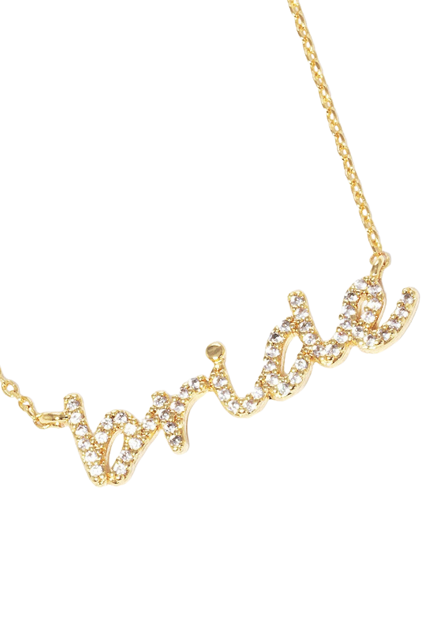 Gold Dipped Bride Necklace