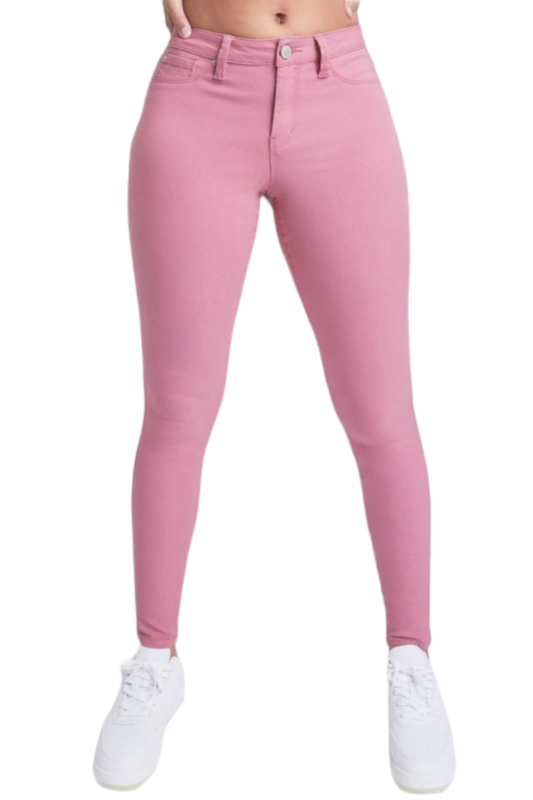 YMI Pink Hyperstretch Skinny Jeans