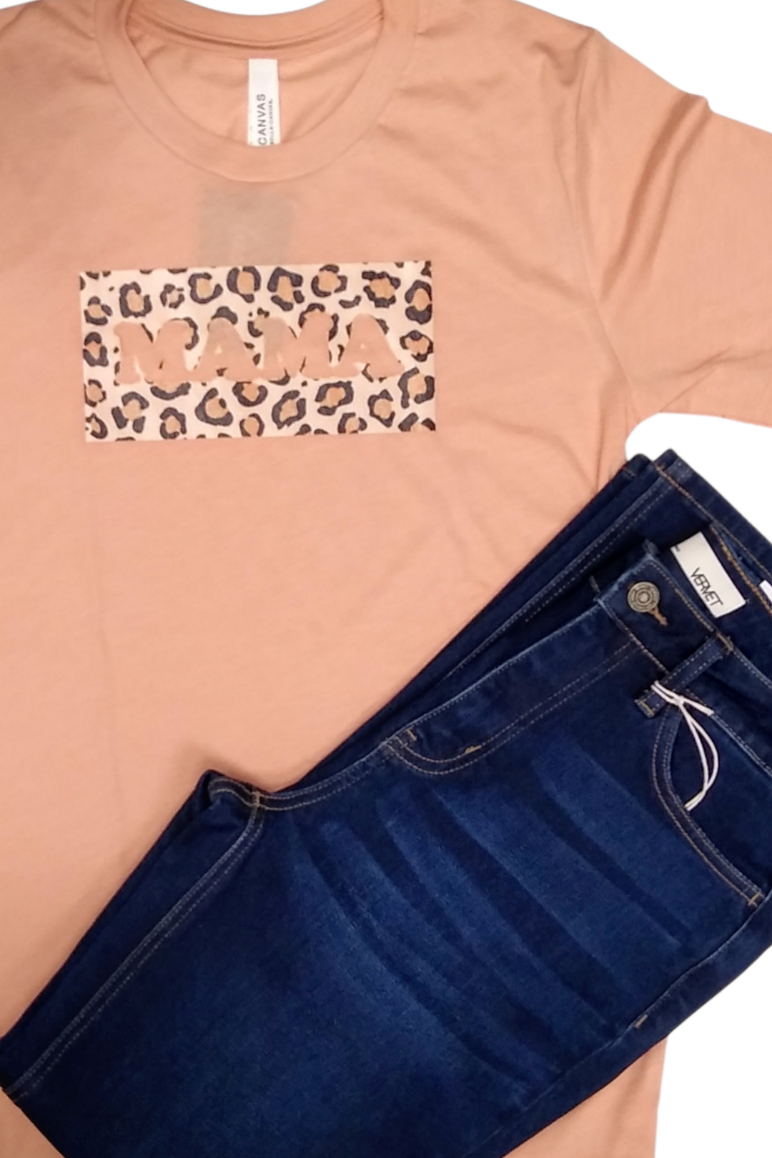 Mama Leopard Graphic Tee T-Shirt