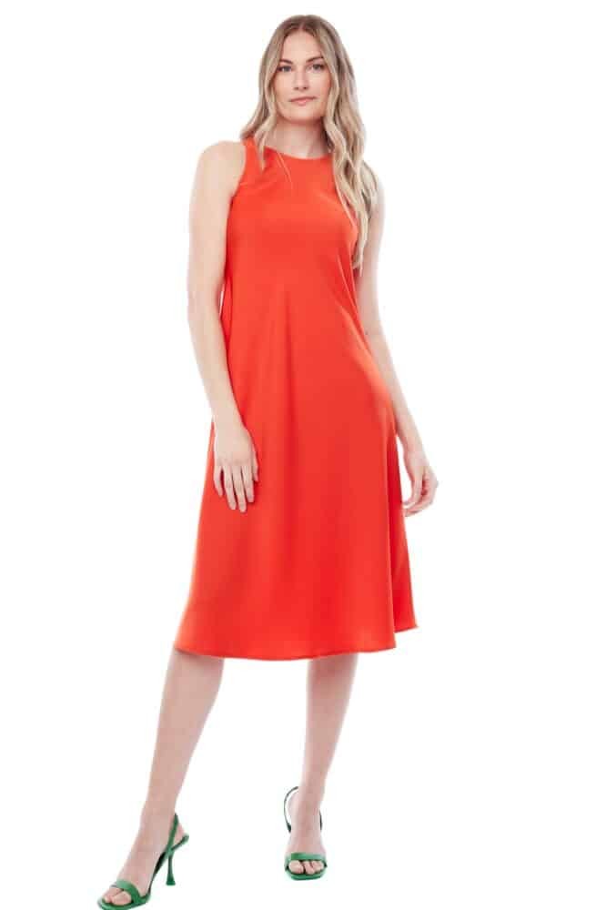 ILTM Papaya Daphne Satin Dress Luscious Boutique ILTM Papaya Daphne Satin Dress Luscious Boutique
