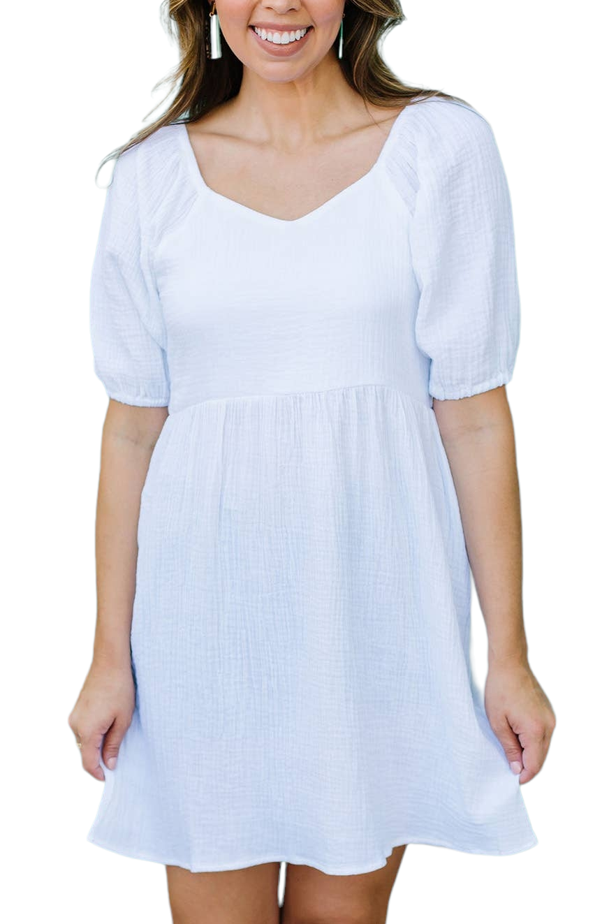 Michelle McDowell White Bailey Dress
