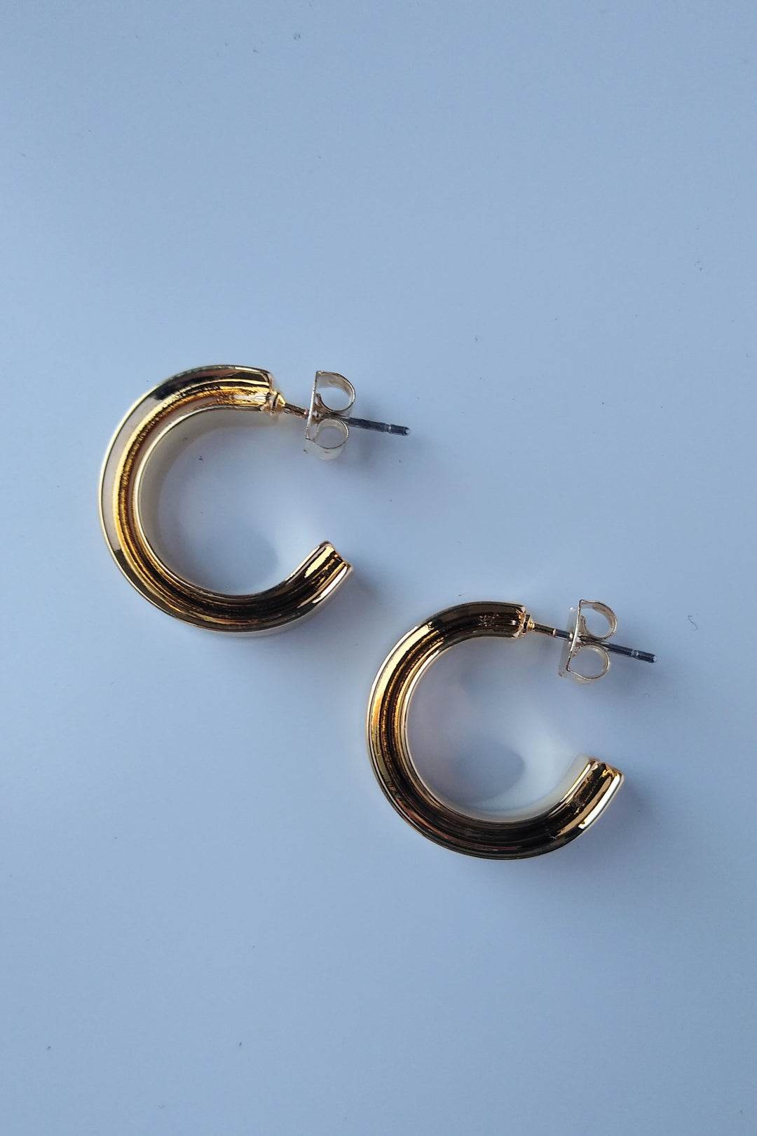 Gold Minimal Hoop Earrings