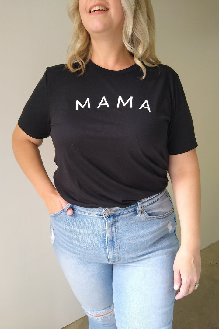 Mama Black Graphic Tee