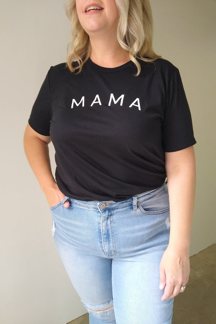 Mama Black Graphic Tee