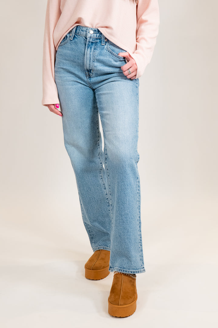 Pistola Cassie Fonda Straight Leg Denim Jeans