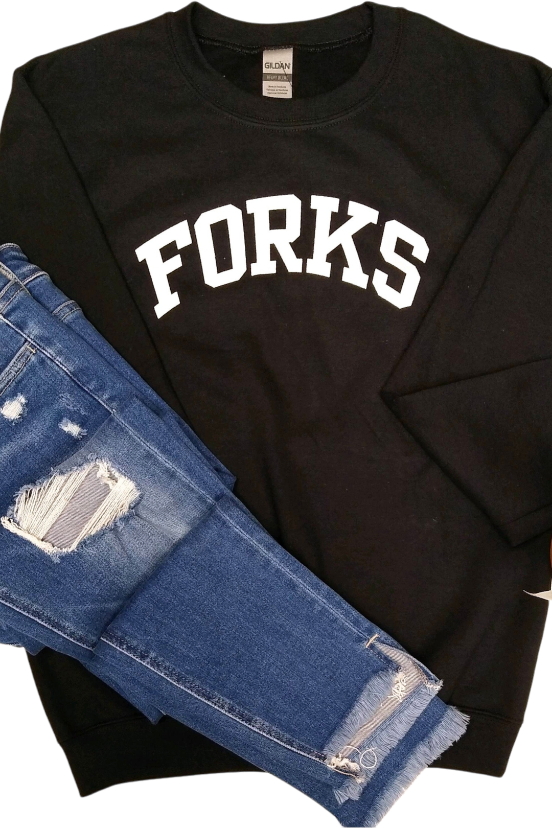 Black Forks Crew Neck Sweatshirt