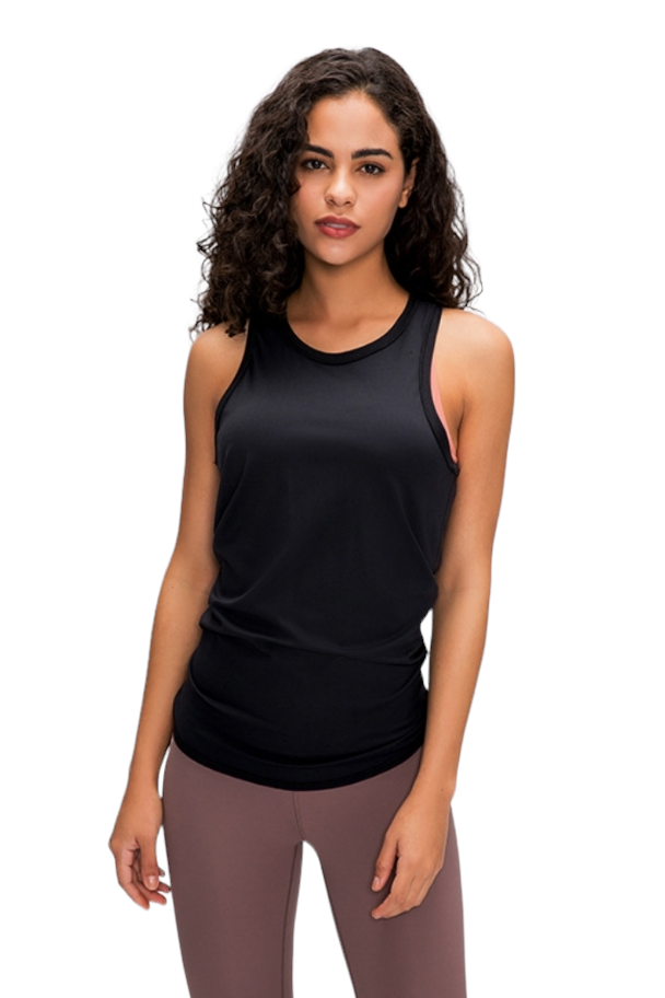 Breeze Black Tie Back Tank