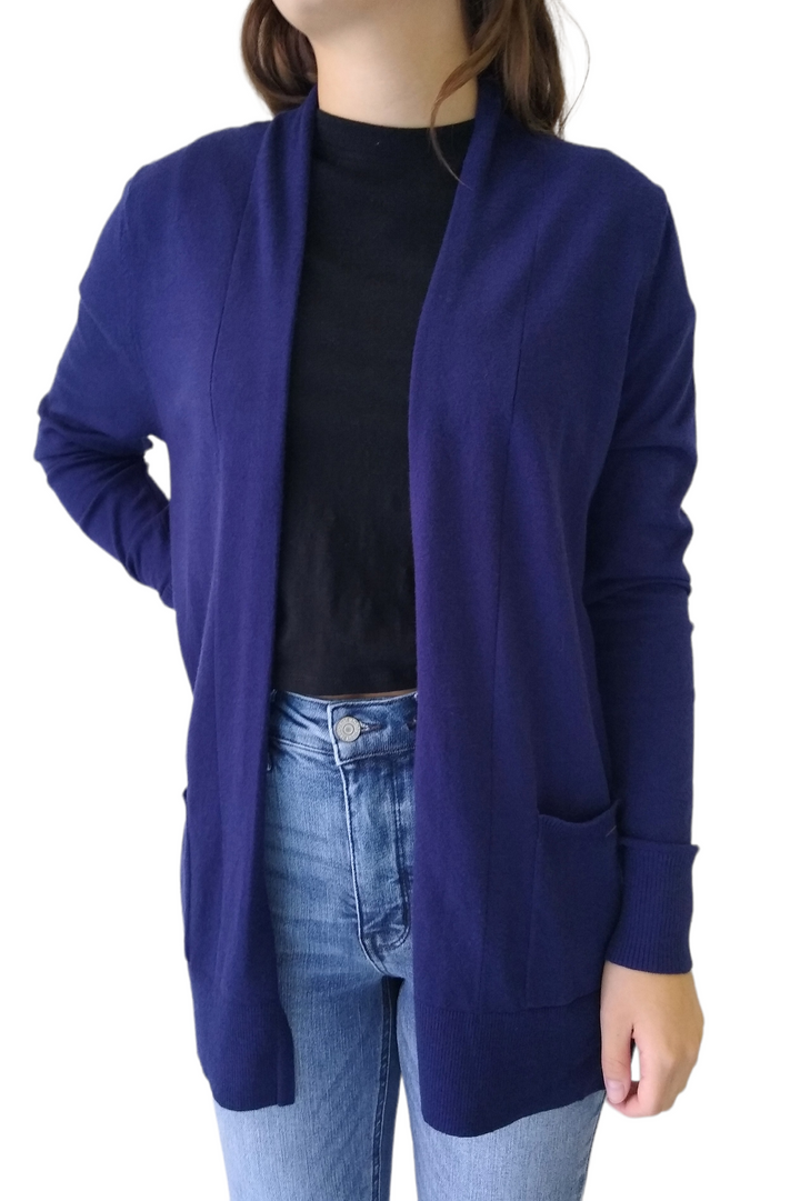 Staccato Navy Long Sleeve Cardigan