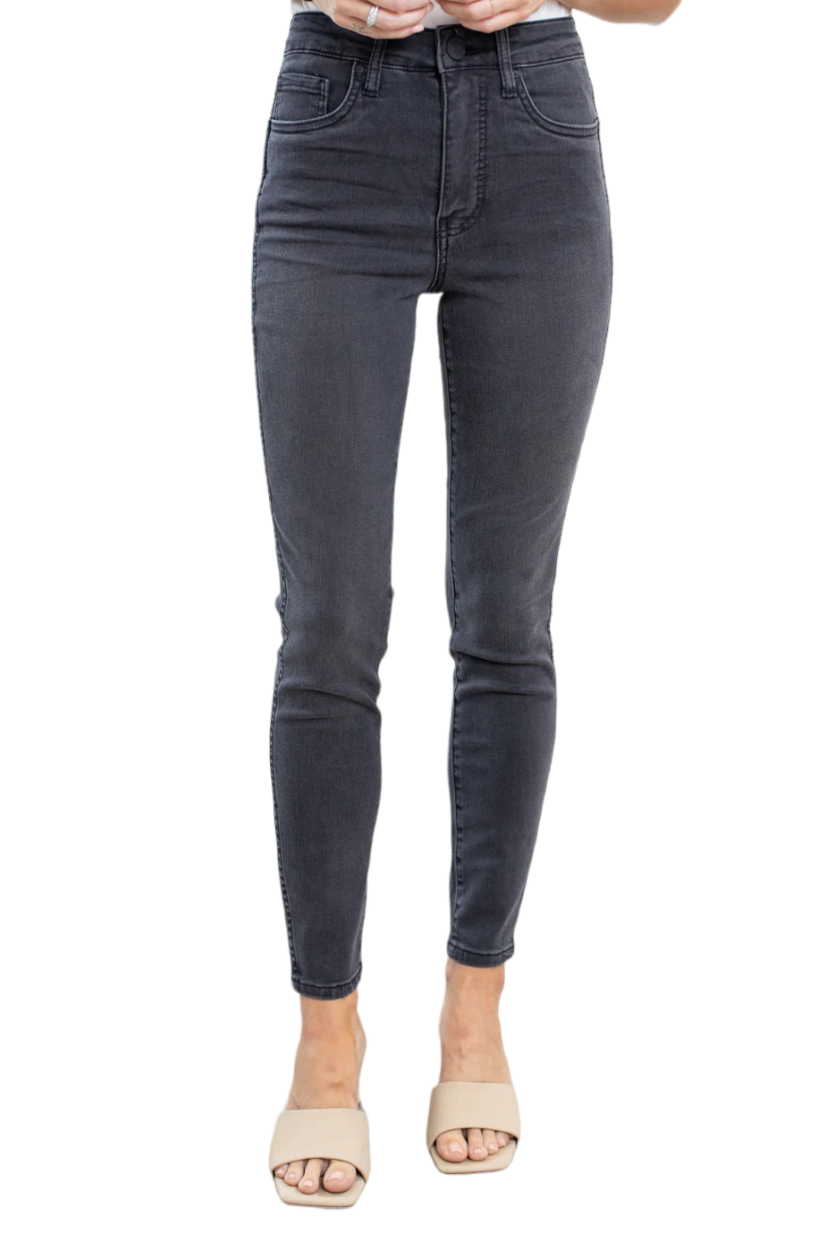 Kut From The Kloth Black Donna High Rise Fab Ab Skinny Jeans