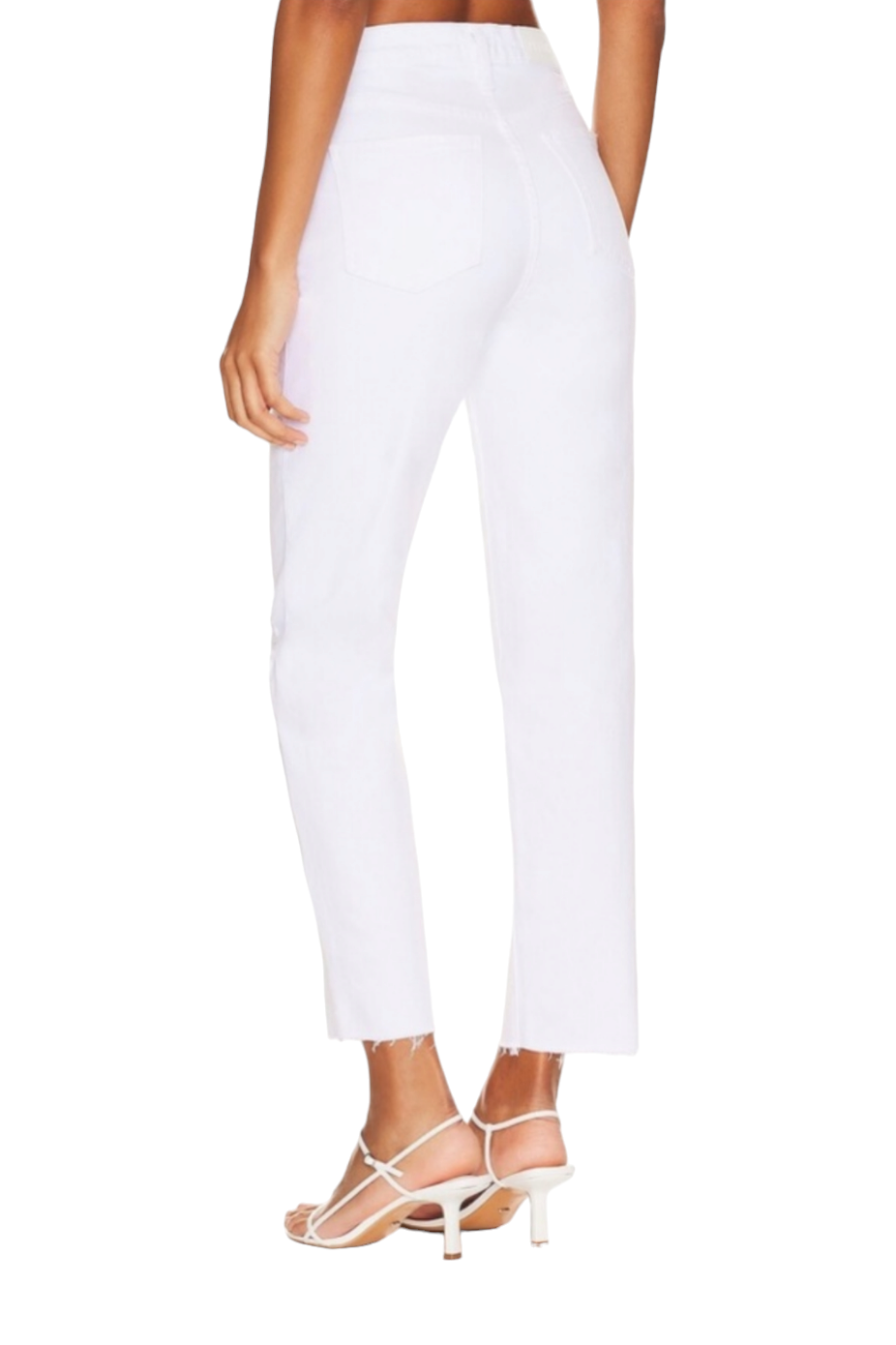 Pistola Charlie White High Rise Classic Straight Blanca Vintage Jeans