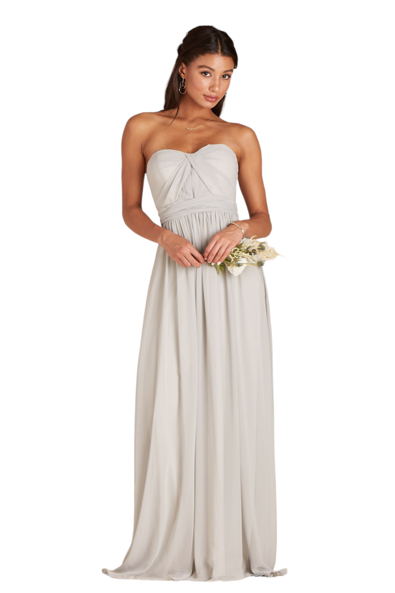 dove gray bridesmaid dresses