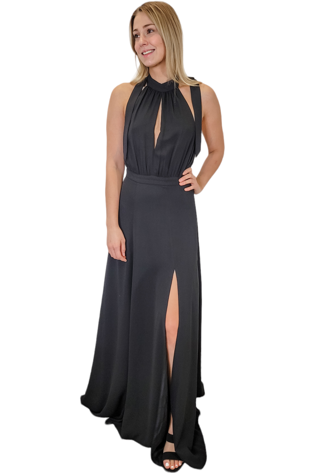 Yumi Kim Black Halter Neck Maxi Dress Luscious Boutique Yumi Kim Black Halter Neck Maxi Dress Luscious Boutique
