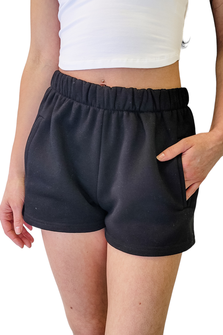 Black Everyday Jogger Shorts