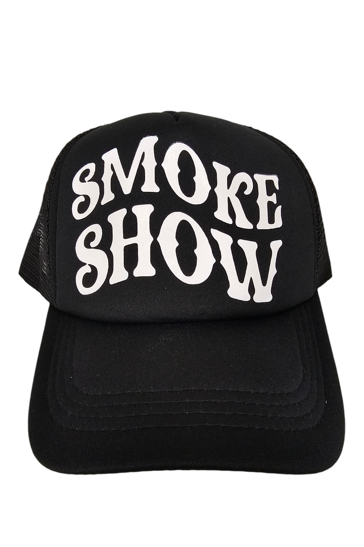 Smoke Show Black Trucker Hat