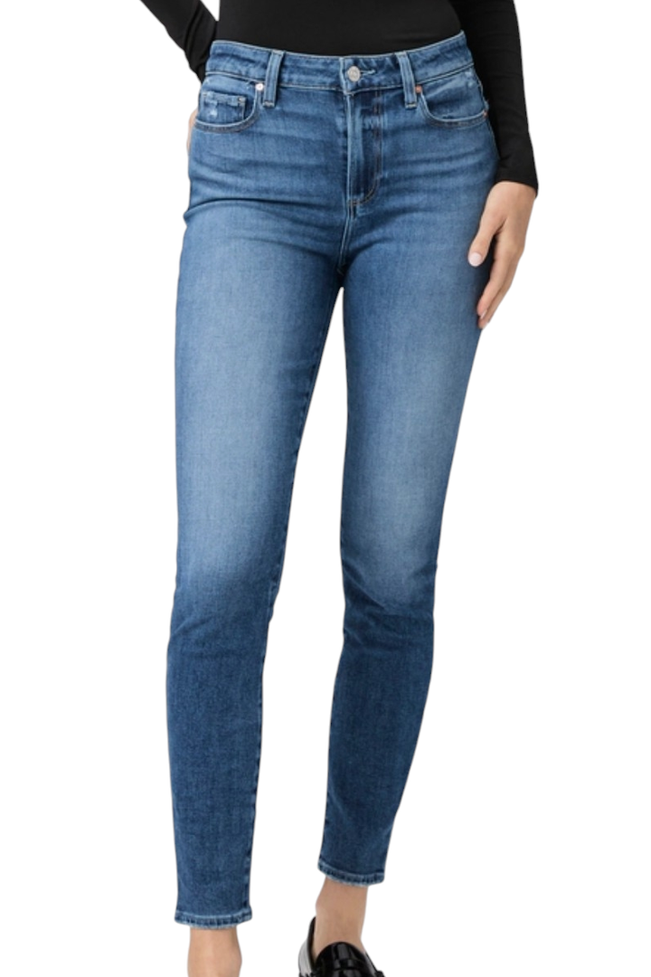 Paige Hoxton Ankle High Rise Skinny Denim Jeans