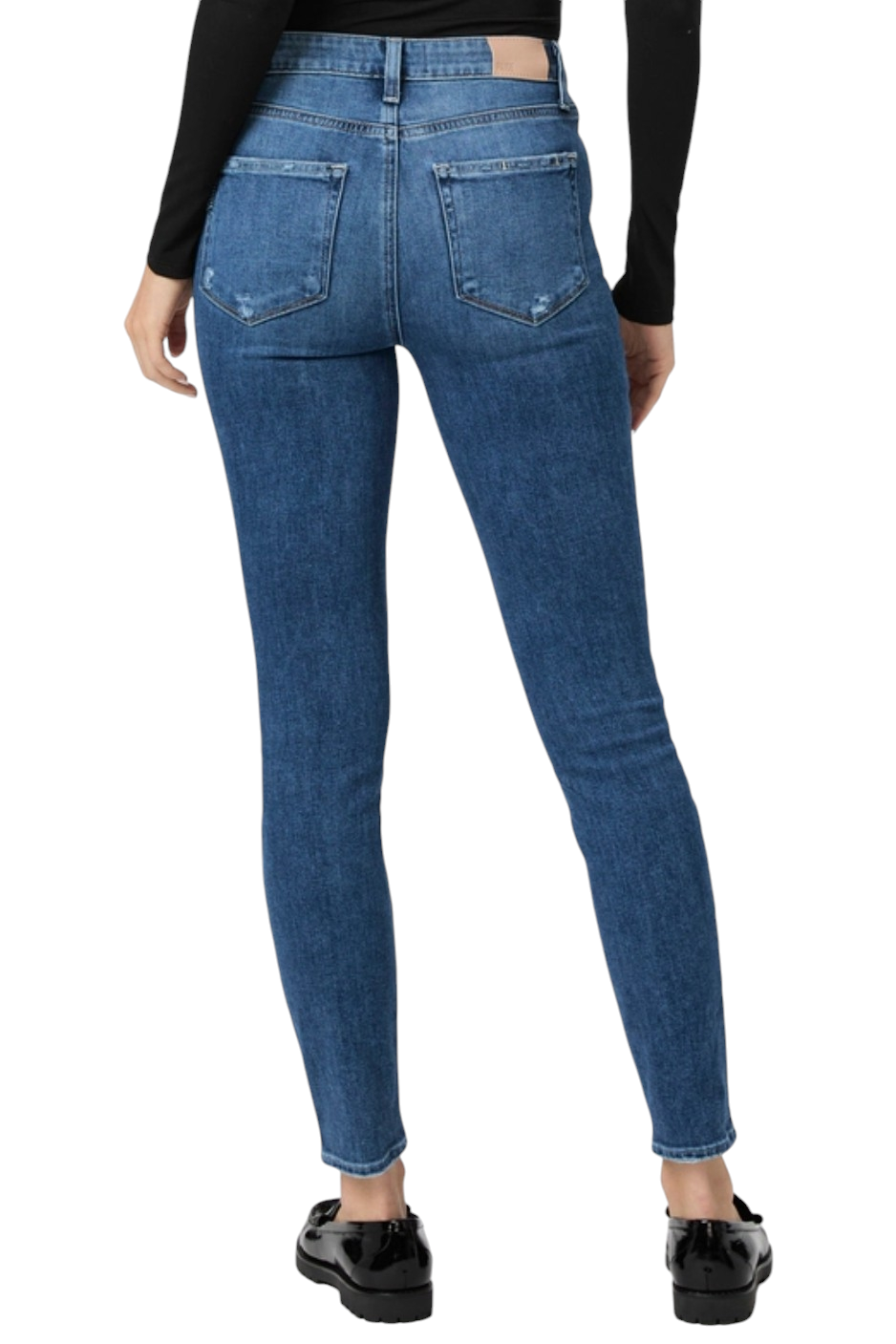 Paige Hoxton Ankle High Rise Skinny Denim Jeans