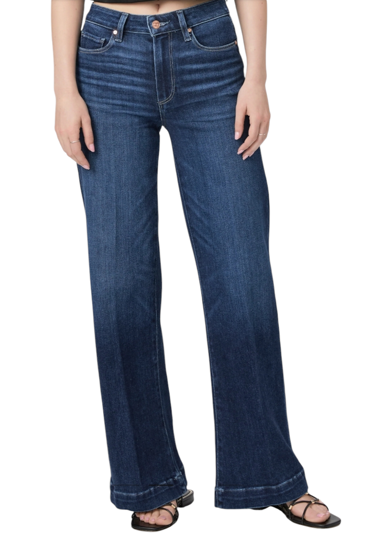 Paige Leenah High Rise Slim Wide Leg Denim Jeans