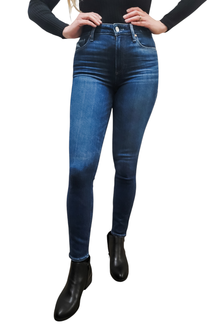 Paige Hoxton Ankle High Rise Skinny Denim Jeans