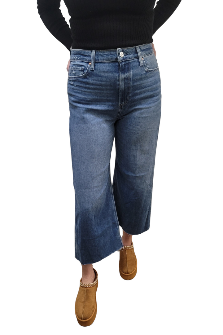 Paige Anessa Ankle WIde Leg Denim Jeans