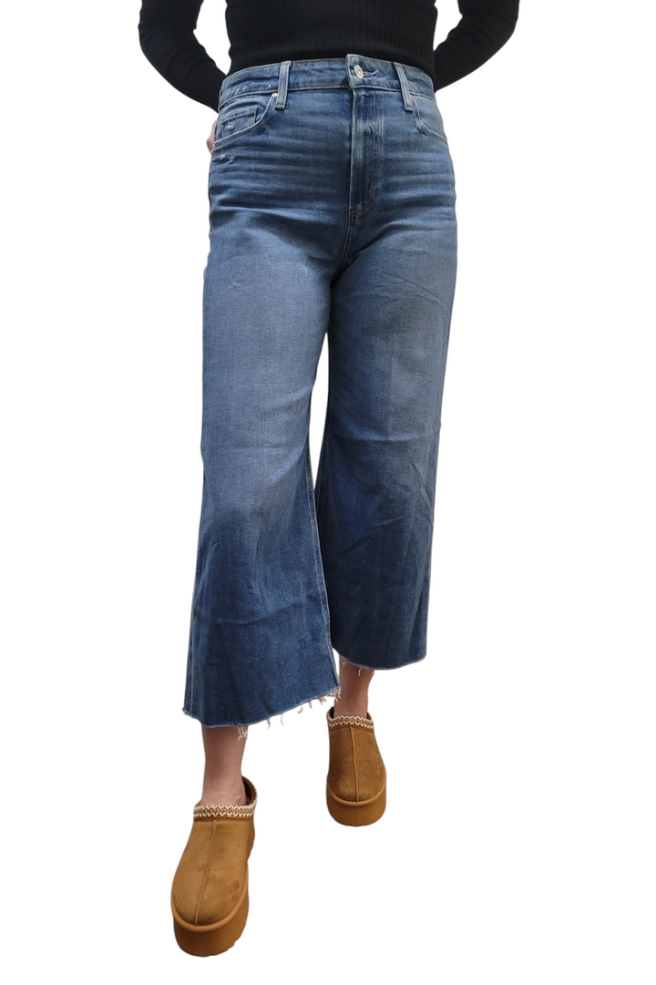 Paige Anessa Ankle WIde Leg Denim Jeans